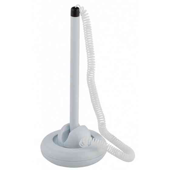 Ручка шариковая Buromax non-retractable, Desk pen, blue (BM.8140-01) Винница