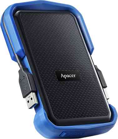 Зовнішній жорсткий диск 2.5" USB 2.0 TB Apacer AC631 Black/Blue (AP2TBAC631U-1) чорний, синій Харків
