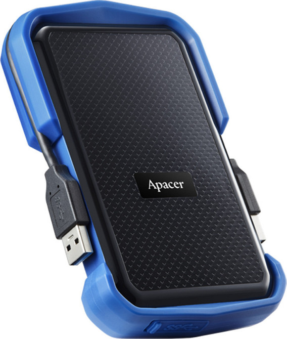 Зовнішній жорсткий диск 2.5" USB 2.0 TB Apacer AC631 Black/Blue (AP2TBAC631U-1) чорний, синій Харків - фото 1