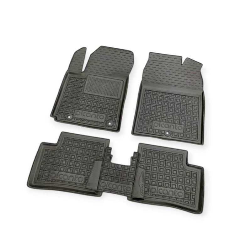 Коврики kia picanto 2016-> борт 2,5см, с перемычкой салона Мукачево - изображение 1