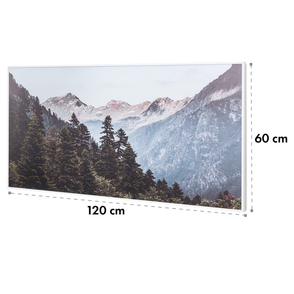 Умный инфракрасный обогреватель Wonderwall Air Art 120x60 см, 700 Вт, настенная установка, приложение, Ровно - изображение 9