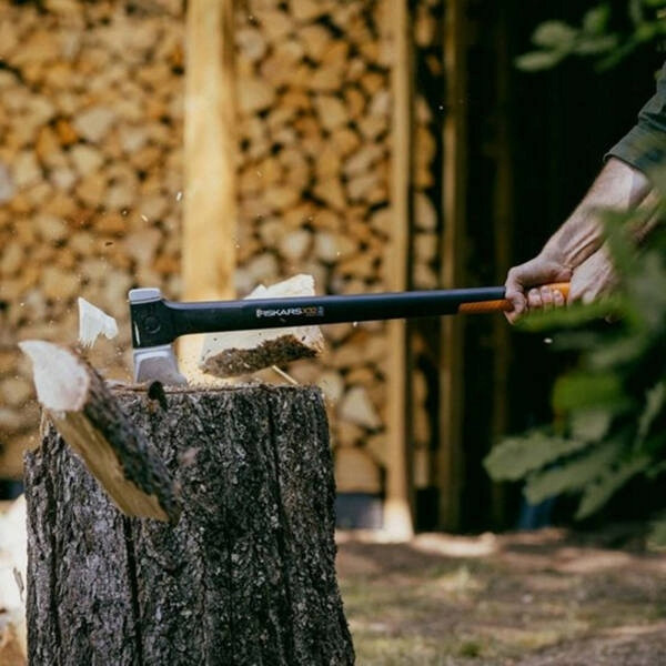 Сокира - колун з чохлом Fiskars "X-Series X32 L Splitting" (1069108) Сталь Нововолинськ - фото 9