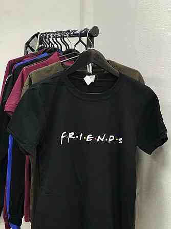 Женская футболка Oversize с принтом - 