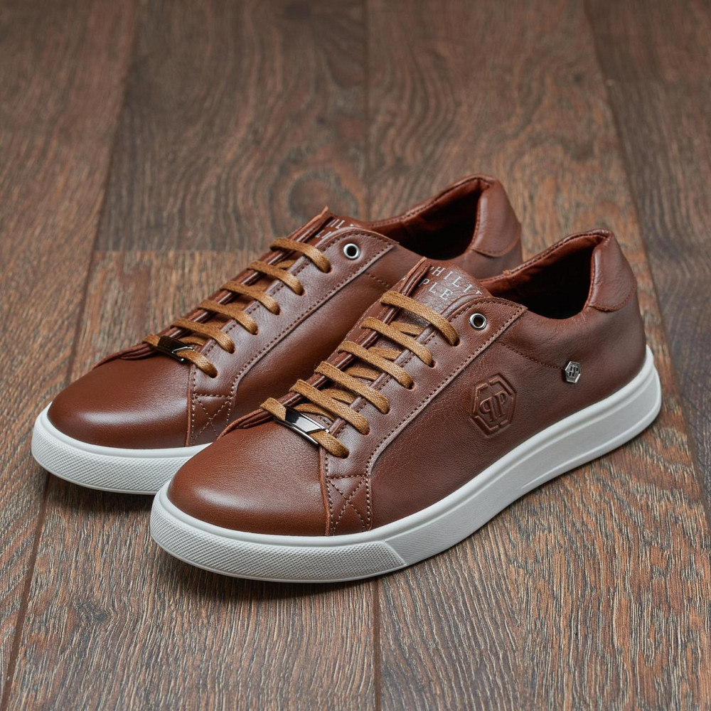 Чоловічі стильні шкіряні кеди М-84 р\б Харьков - изображение 1