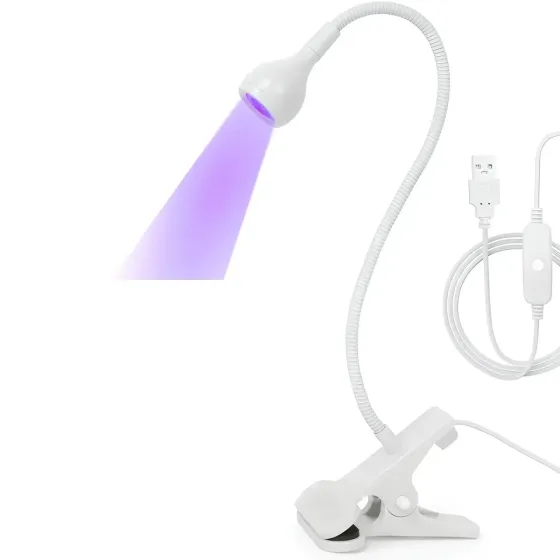 UV/LED лампа для сушіння нігтів на прищіпці, LED ліхтарик, USB Київ