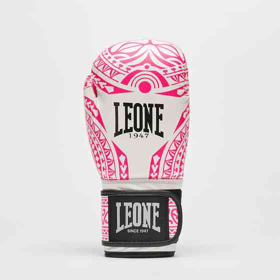 Боксерські рукавиці Leone GN329 HAKA White/Pink 10 унцій Каменское