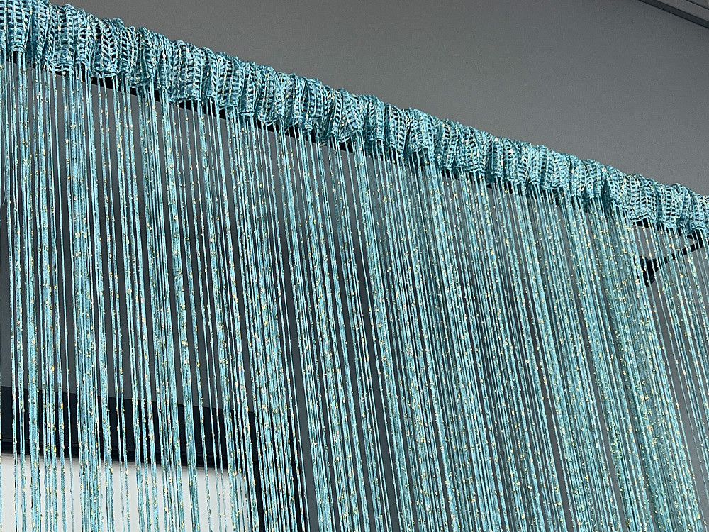 Штори-нитки з люрексом Блакитний 300х300см 1 шт (61-130) Київ - фото 7