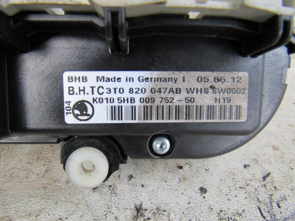 Блок керування клімат-контролем Skoda Octavia A5 2006-2013 Ковель - фото 1