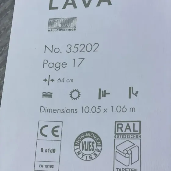 Шпалери Marburg Lava 35202 Київ