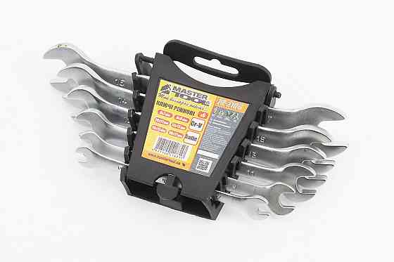 Набір ключів ріжкових 6шт (6х7/8х9/10х11/12х13/14х15/16х17мм) "пластиковий тримач" 70-2106 Київ