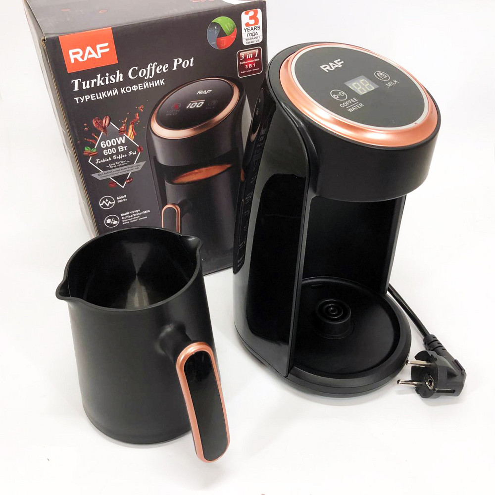 Электротурка электрическая RAF-R.116 300 мл 600Вт, Электрическая турка для кофе с автоотключением MO-28 Львов - изображение 12