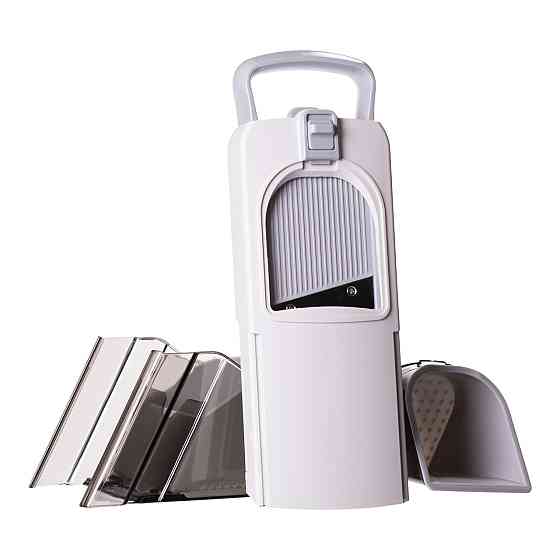 Ding Lanfang Овочерізка ручна універсальна з контейнером 19×12.5×34 см слайсер для овочів кухон Київ