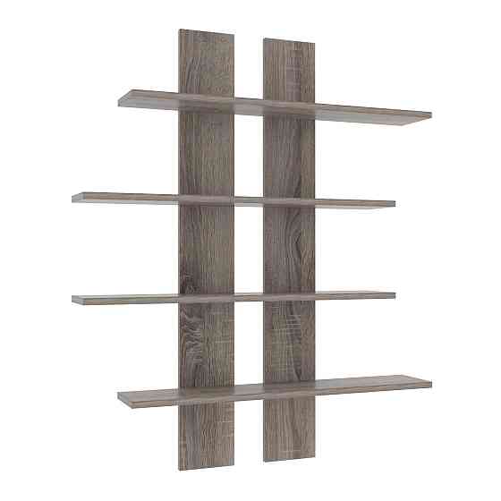 Полиця навісна ПН-6, Дуб Сонома Трюфель, 910/160/1100 Львів