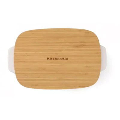 Форма для випікання KitchenAid з кришкою керамогранітна 3,8 л Фісташкова (CC007426-001) Вінниця - фото 3