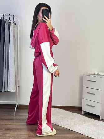 Женский прогулочный костюм двойка: кофта и штаны велюр Одесса