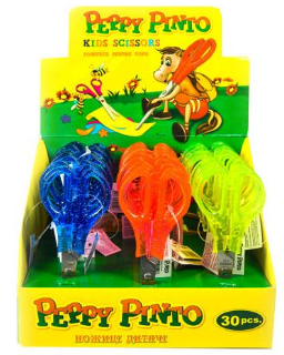 Ножиці дитячі 13,5 см "Peppy Pinto" зі зворотним механізмом, SP1005/30 (дисплей 30 шт.), шт Київ - фото 1
