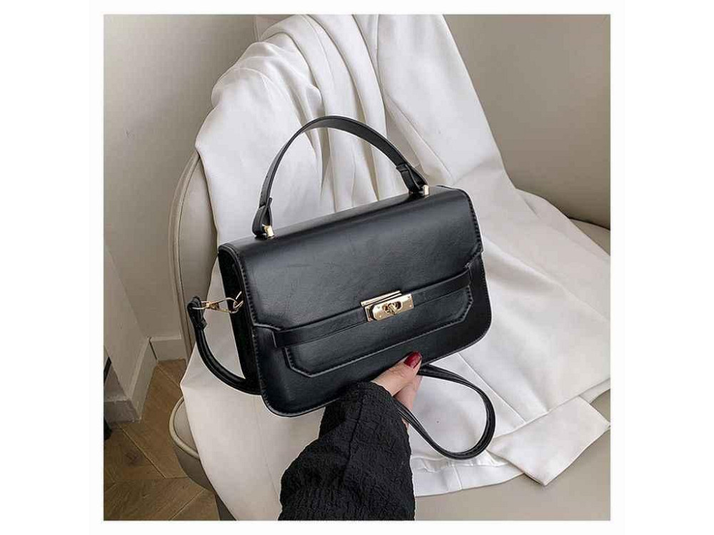 Сумка жіноча екошкіра 13*21*8см чорний арт.B6809-5 ТМ КИТАЙ Київ - фото 1