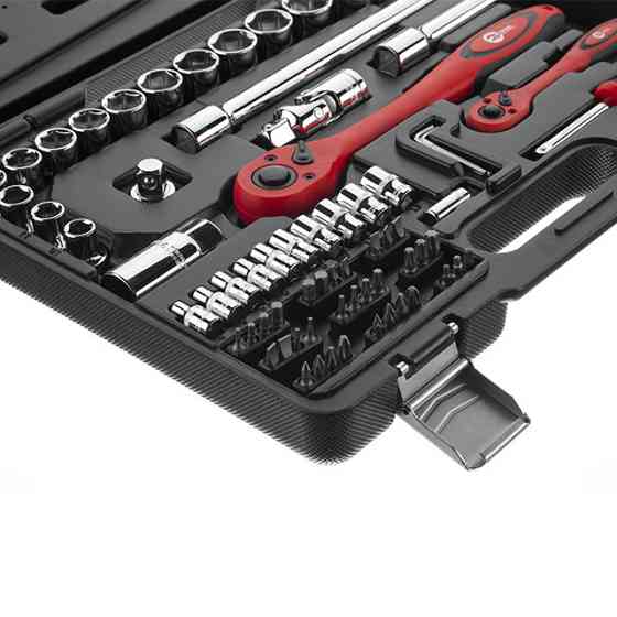 Набір інструментів INTERTOOL 72од., 1/2 "і 1/4", Cr-V - набір, який прослужить роками, Тайвань Львів