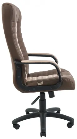 Офісне Крісло Керівника Richman Atlant Kansas Brown-Latte Підлокітник Річ Пластік М2 AnyFix Бежево-Коричневий Київ