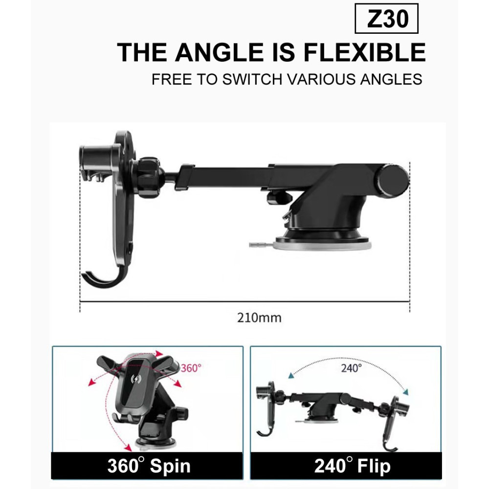 Автотримач для телефону WUW-Z30 Black Київ - фото 3