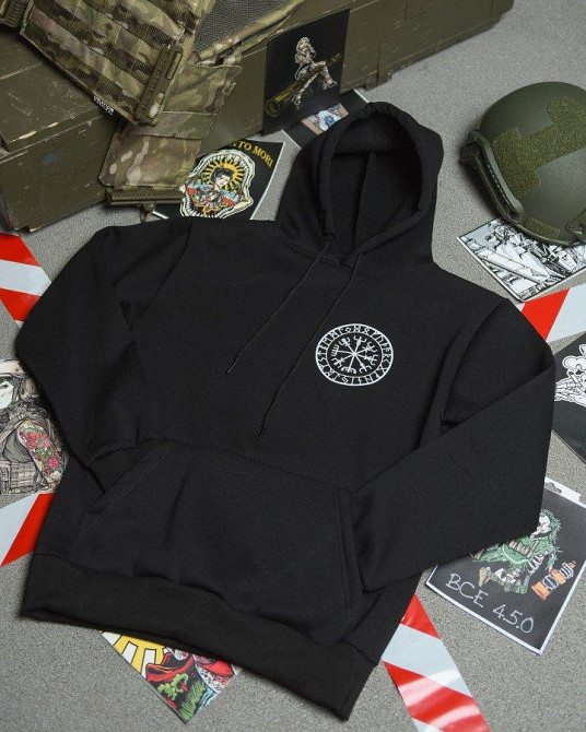 Худи CELEO на флисе  Руны ВТ7918 Одесса - изображение 8