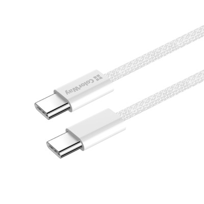 Дата кабель USB-C to USB-C 2.0m (braided cotton) (PD Fast Charging 60W) 3.0А grey ColorWay (CW-CBPDCC068-GR) Вінниця - фото 12