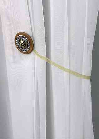 Магніти для штор і гардин Карпати набір 2 шт Коричневий з сріблястим (81-148) Київ