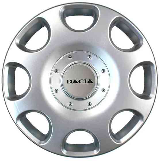 Автомобильные модельные колпаки R14 Dacia 208 4шт, SJS, серебряные Киев