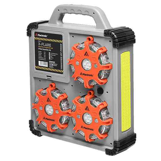 Комплект фонарей профессиональных Mactronic X-Flare (30 Lm) Red/Blue/Amber Recharg 12/220V (PSD0112) Вінниця