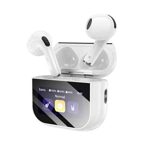 Бездротові навушники HOCO EW82 Sparkle true wireless touch screen BT headset White Київ