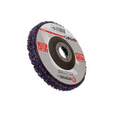 Коло зачистне по металу зі спіненого абразиву "корал" 125х13 мм фіолетовий (жорстка структура) Мукачево - фото 2