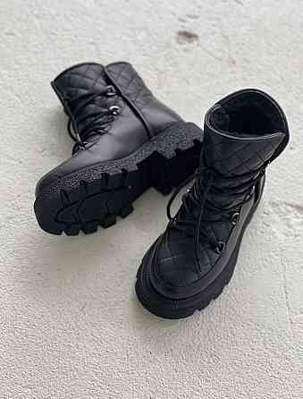 Olli Черевики жіночі OLLI K-93-Астра чорні (зима, шкіра натуральна) (5287) 38р.39р.40р. 40 Коломия