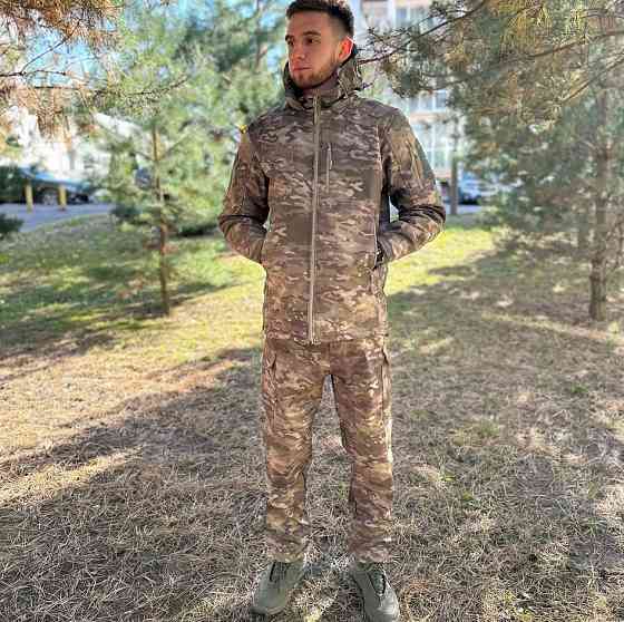 Зимний мужской термостойкий и водонепроницаемый костюм (куртка и штаны) Мультикам XL Киев