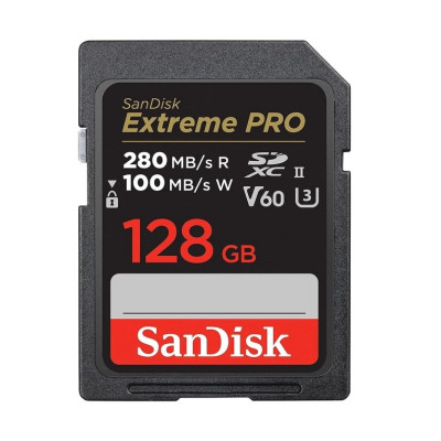 Карта пам&apos;яті SanDisk 128GB SD class 10 Extreme PRO (SDSDXEP-128G-GN4IN) Вінниця - фото 1