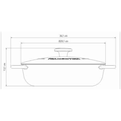 Кастрюля Tramontina Trento 4.1л (20804/028) Винница