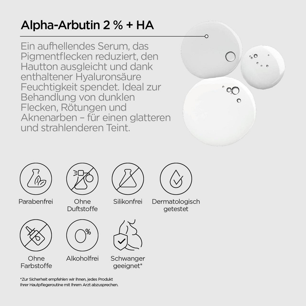 Сироватка REVOX B77 Just Alpha Arbutin 2% + HA 30 мл прозора від пігментації освітлююча зволожуюча для обличчя та тіла крем від Київ - фото 3