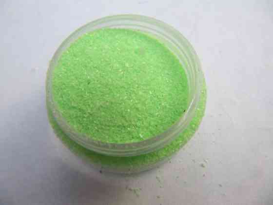 Бархатный песок салатовый 5г Киев