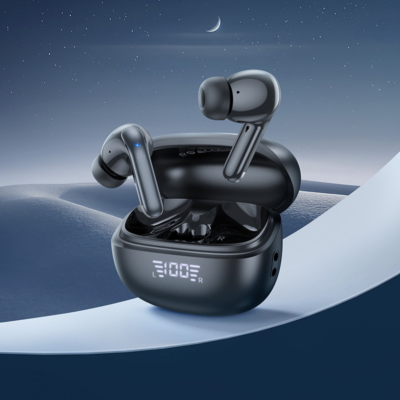 Бездротові навушники HOCO EQ5 Energy true wireless ANC+ENC noise reduction BT headset Black Київ - фото 8