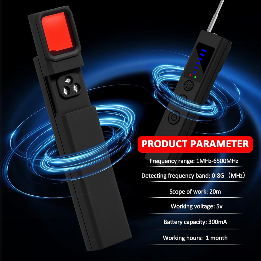 Детектор скрытых камер и жучков JETMAN RF-Scanner — Антишпионский GPS-детектор, Магнитный сенсор, 1МГц–6500 МГц Киев - изображение 3