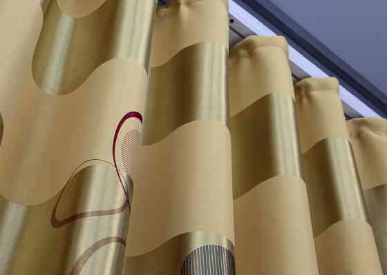 Комплект готовых штор VR-Textil Софт № 366ш 150х270 см 2 шт. Бежевый (33-0331) Киев