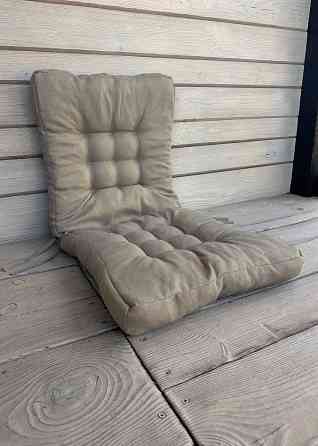 Подушка для стільців (50x120х8 см) подвійна Decorator Мальмо колір тауп 84-127 Київ