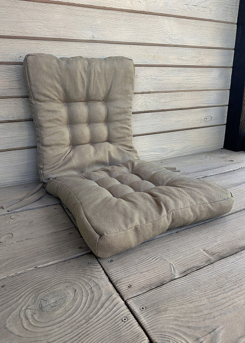 Подушка для стільців (50x120х8 см) подвійна Decorator Мальмо колір тауп 84-127 Київ - фото 2