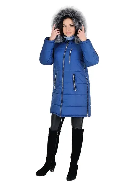 Женская длинная зимняя куртка с мехом. 42-72р. Киев - изображение 1