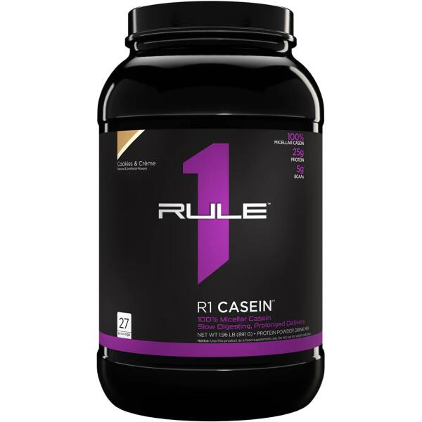Протеїн Rule 1 Casein 900 g (Cookies and cream) Луцьк - фото 1