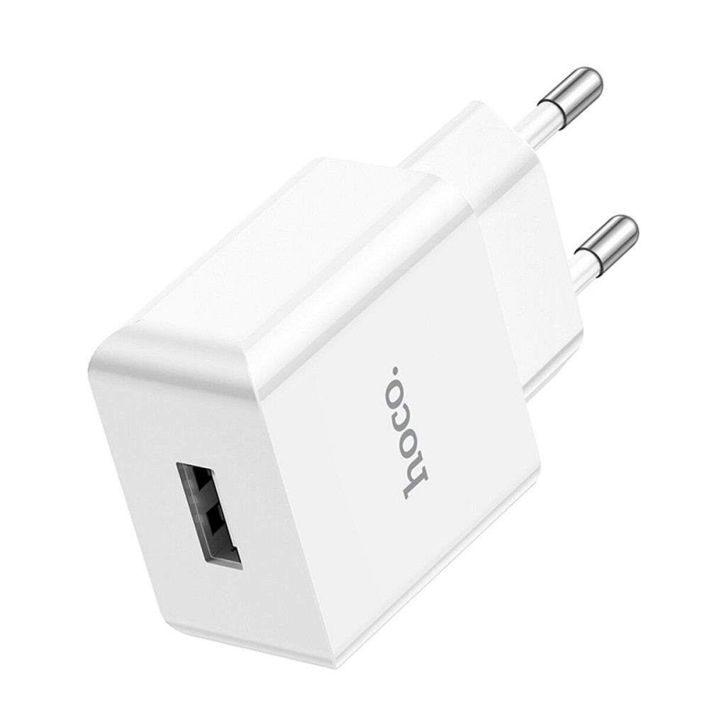 Мережевий зарядний пристрій HOCO C106A Leisure single port charger White Київ - фото 3