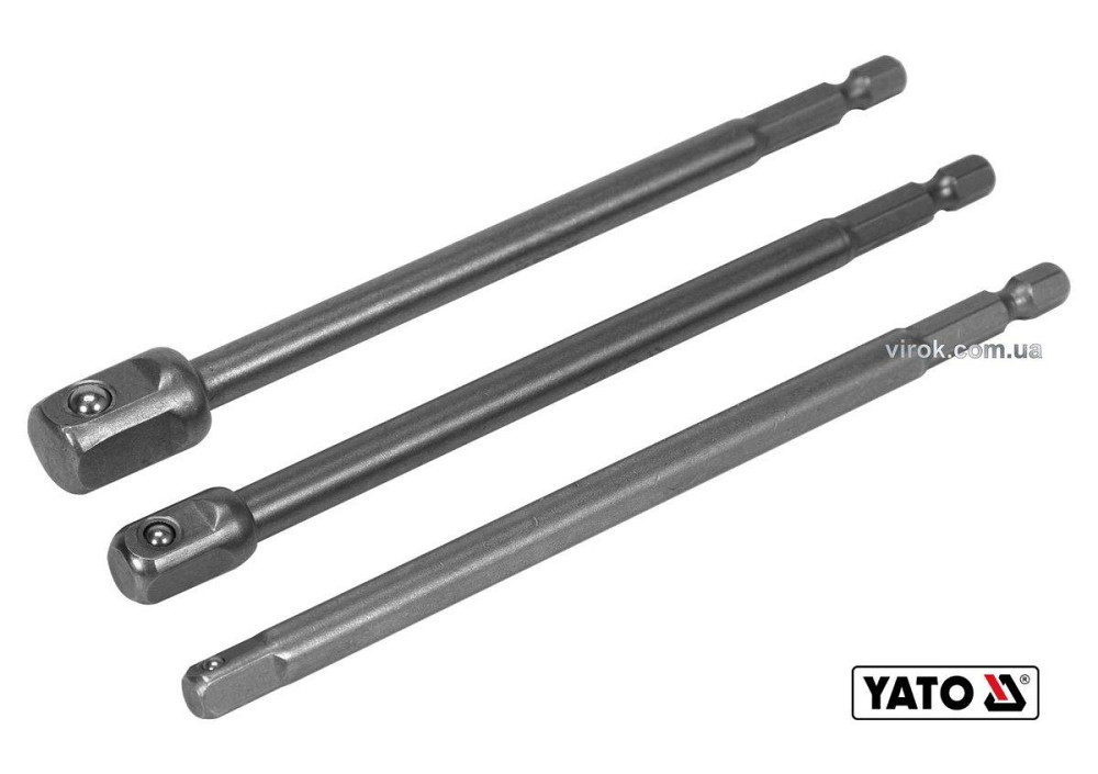 Тримачі-адаптери торцевих головок YATO: квадрат- 1/4