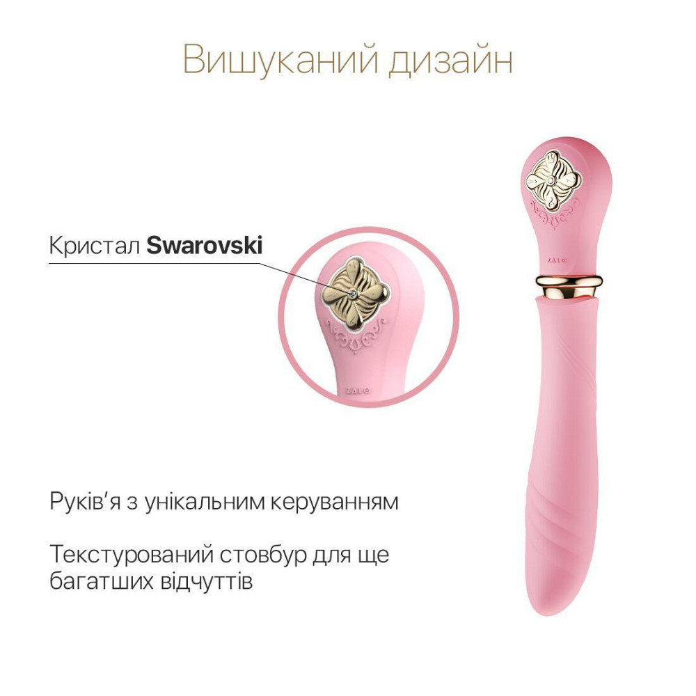 Пульсатор с подогревом Zalo Sweet Magic - Desire Fairy Pink, турбо режим Sex Aura Киев - изображение 3