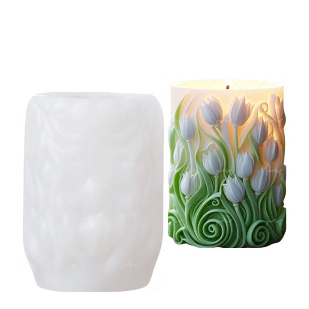 Силиконовая форма для изготовления свечи, молд 83 х 109 мм для изделий из соевого,пчелиного воска и парафина Каменец-Подольский - изображение 2