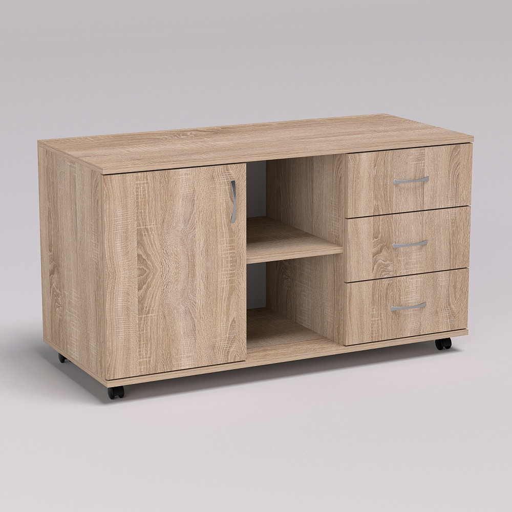 Тумба офисная ТМО-1, Дуб Сонома, 1100/480/620 Львов - изображение 2