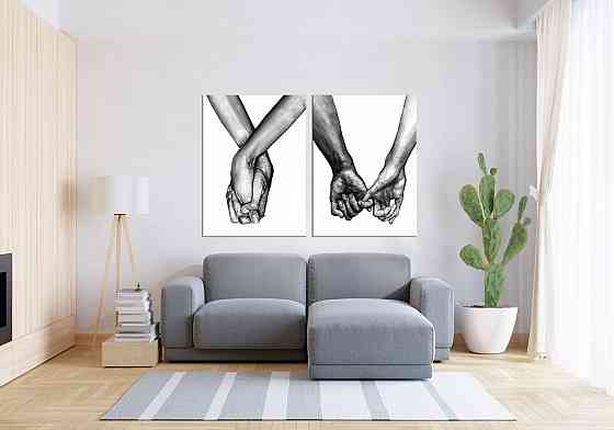 Модульная картина в гостиную / спальню   Закохані руки TLV-2_075 70x102 см Київ